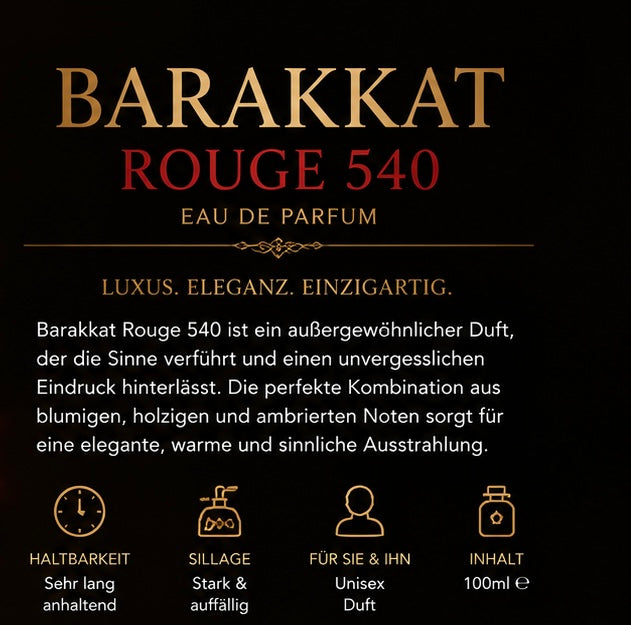 Barakkat Rouge 540 Extrait de Parfum Fragrance World