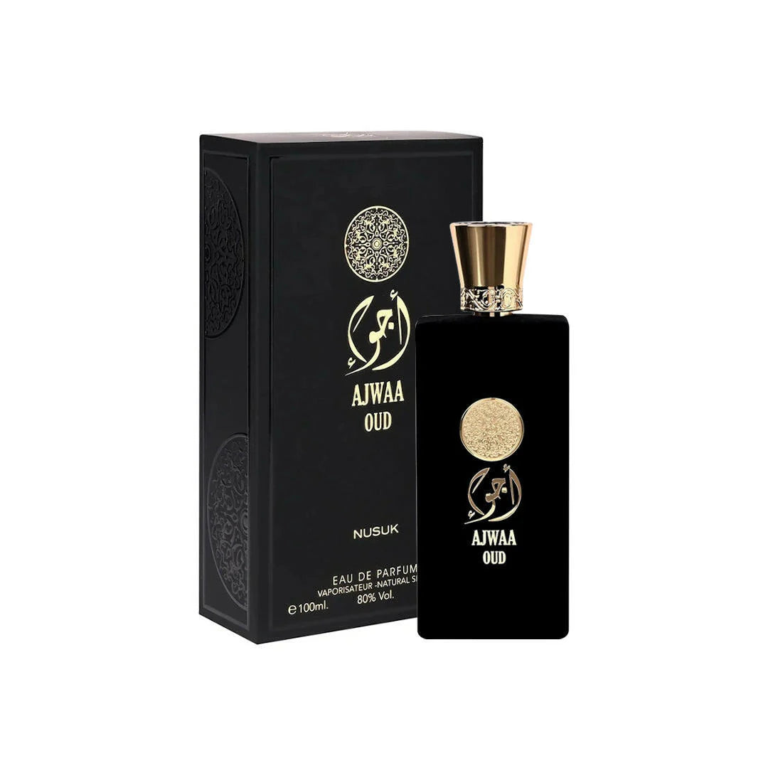 AJWAA OUD BLACK Eau De Perfume | Long Lasting Fragrance Perfum | Eau De Perfum | for Men & Women | 100 ml
